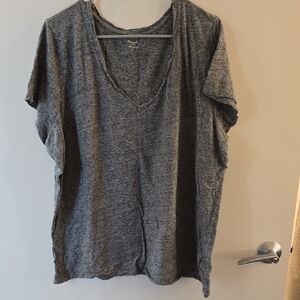 Madewell Heather Gray Short Sleeve Tee